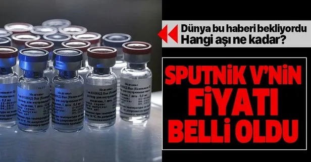 Rusya’nın koronavirüs aşısı Sputnik V’nin fiyatı belli oldu!