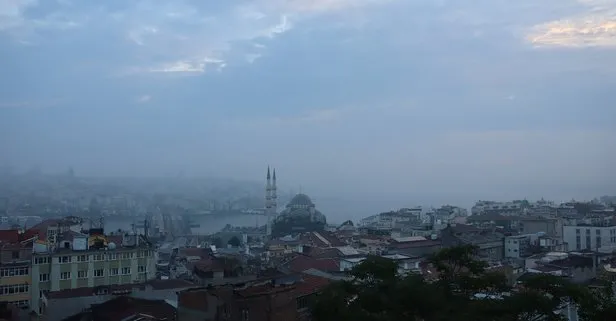 İstanbul’da yoğun sis nedeniyle görüş mesafesi düştü