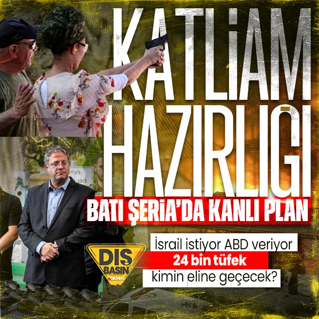 Batı Şeria’da katliam hazırlığı! İsrail istiyor ABD veriyor: 24 bin tüfek kimin eline geçecek?