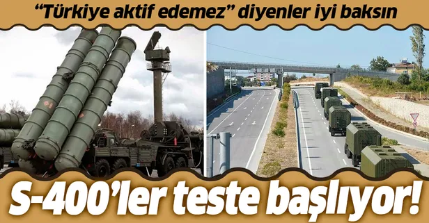 Türkiye S-400'leri aktif edemez diyenler iyi baksın! Türkiye Sinop yakınlarında test yapacak...