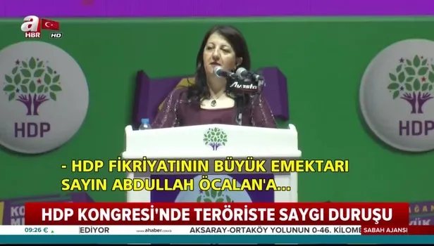 HDP kongresinde Öcalan'a saygı duruşu! Skandal kongrede CHP'li Aykut Erdoğdu da var!