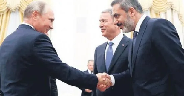 Dışişleri Bakanı Hakan Fidan Rusya Devlet Başkanı Putin ile görüştü