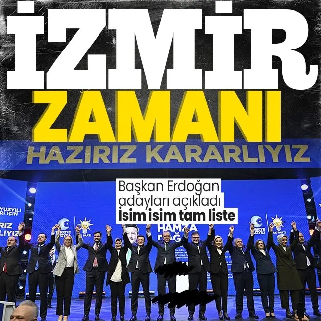 İzmir ilçe belediye başkan adayları... Başkan Erdoğan tek tek açıkladı! İşte AK Partinin adayları
