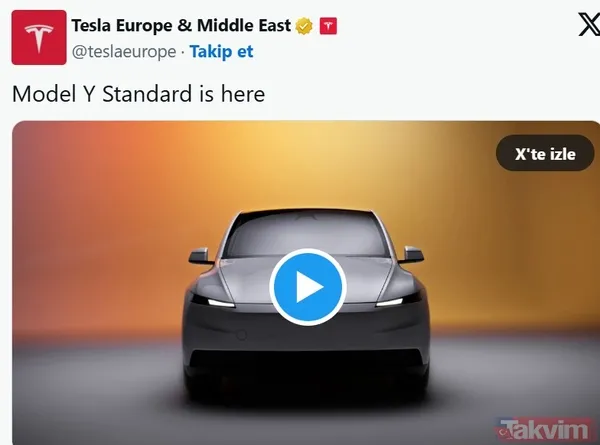 39 bin dolarlık Tesla Model Y Standard’a yoğun ilgi! Türkiye’ye de mi geliyor? - 2
