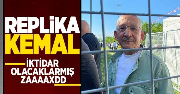 Kılıçdaroğlu’nun kopyası mitingde görüldü! Açıklaması ile güldürdü