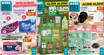 19,90a düştü! Fiyatlar yarıya kadar indirildi Sıvı yağ, tuvalet kağıdı... Yeni haftaya girildi A101in aktüel kataloğu güncellendi