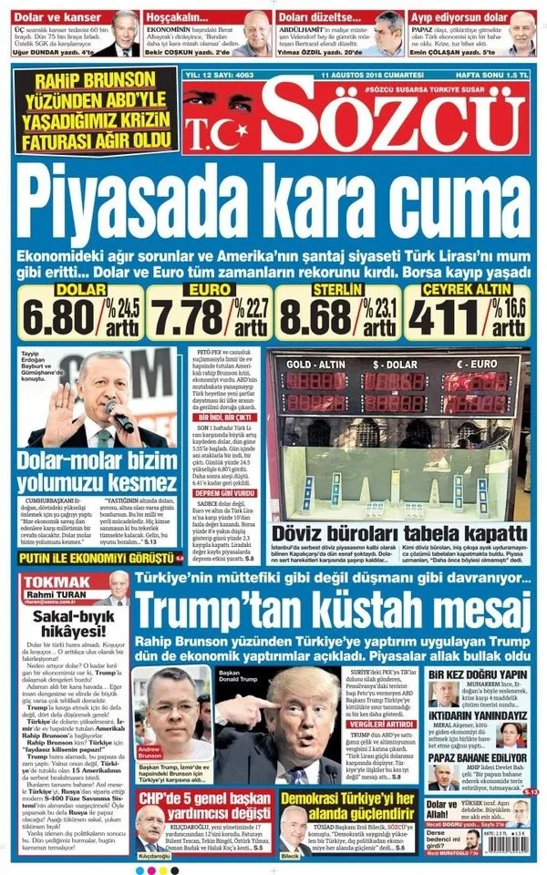 Memleket değil Sözcü batıyor