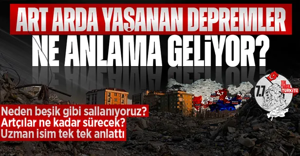 Art arda yaşanan artçı sarsıntılar ne kadar sürecek? Prof. Dr. Hasan Sözbilir merak edilenleri A Haber ekranlarında anlattı