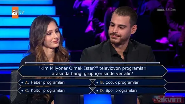 Kim Milyoner Olmak İster'de Kenan İmirzalıoğlu'ndan Yusuf Çim ve Feyza Sevil Güngör'ü pes ettiren 200 bin TL'lik 'TDK' sorusu - 32