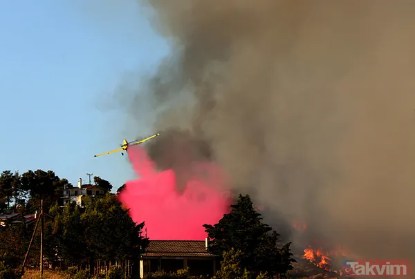 Yunanistan alevlere teslim oldu! O güne kadar kırmızı alarm! | Türkiye'den Yunanistan'a yardım eli - 17