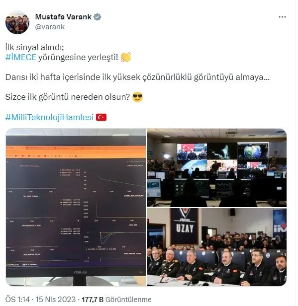 Türkiye’nin gözlem uydusu İMECE uzaya fırlatıldı! Başkan Erdoğan: Ülkemize stratejik kabiliyet katacak-7