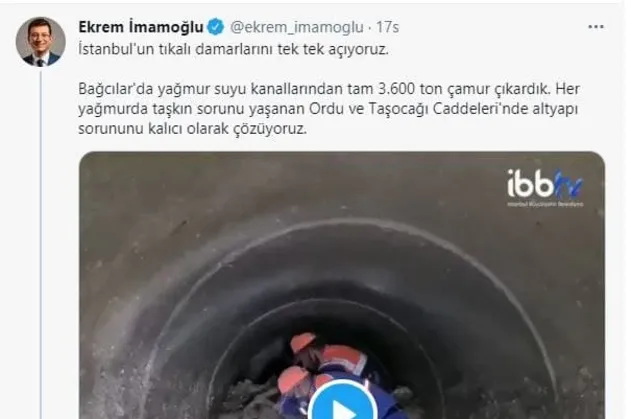 CHP'li Ekrem İmamoğlu kanal temizliğini yatırım diye gösterdi! Lokman Çağırıcı: “Kanal temizliğini yatırım diye lanse edenler..."