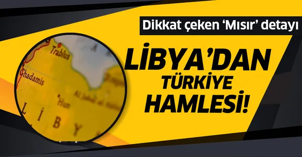 Libya'dan flaş 'Türkiye' hamlesi! UMH Mısır'a cevap verdi
