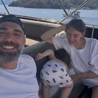 Neslihan Atagül ve Kadir Doğulu’dan aile tatili