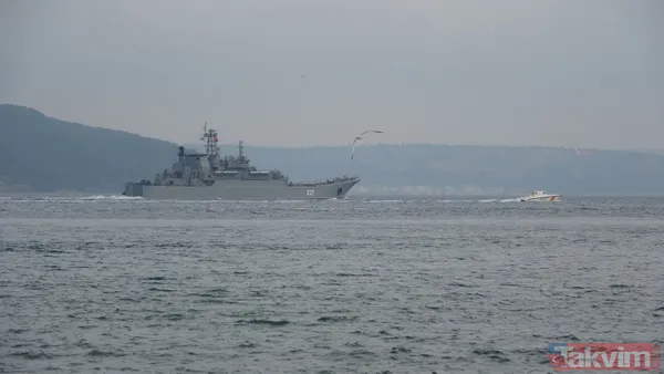 Rus savaş gemileri Karadeniz'e doğru yolda! Çanakkale Boğazı'nı çıktılar - 15