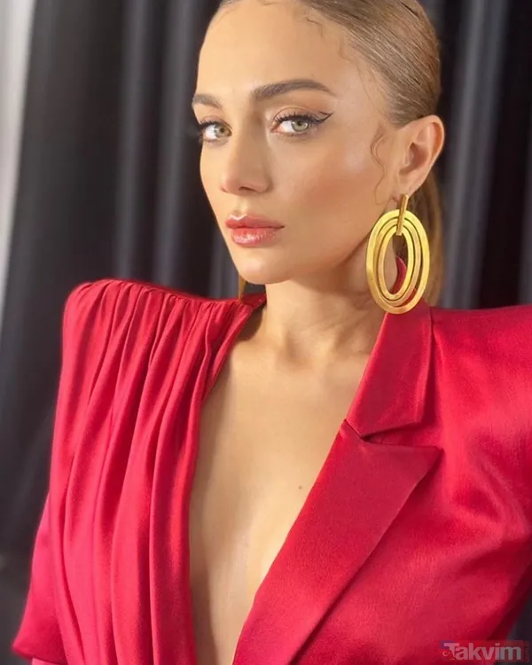 Aziz'in Dilruba'sı Damla Sönmez kırmızılar içinde paylaştı ilk beğeni Burcu Biricik’ten geldi! Sütyensiz pozları çok konuşuldu - 6