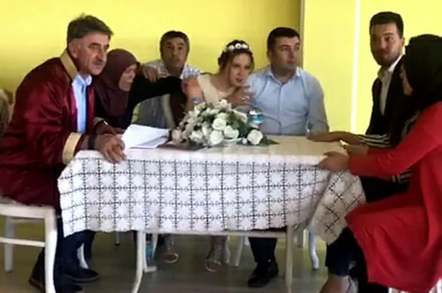 Depreme nikahta yakalandılar