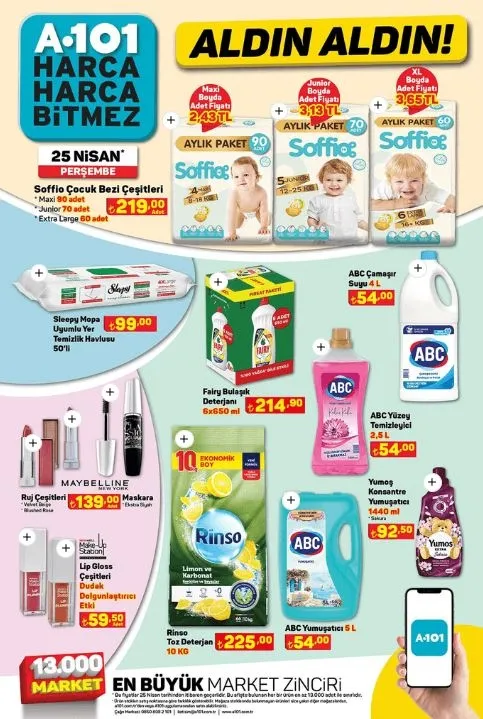 1714419926420.jpg A101'de 2 Mayıs'ta 100 TL indirim! 12'li tuvalet kağıdı 179 TL'en 79 TL'ye düştü! 1.25 L sıvı yağ 89 TL, tost peyniri 69.90 TL, sucuk 149 TL...-2