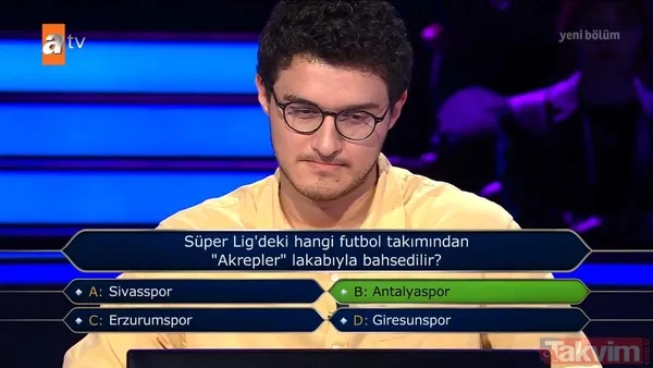 Kenan İmirzalıoğlu sordu, Kim Milyoner Olmak İster'de Yeşilçam rüzgarı esti! Neşeli Günler, Münir Özkul ve Adile Naşit... - 26