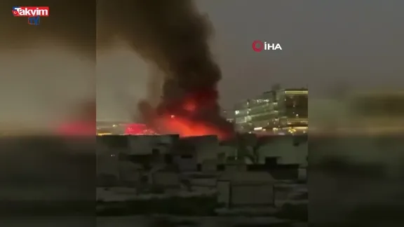 Bakırköy’de kumaş baskı fabrikasında yangın