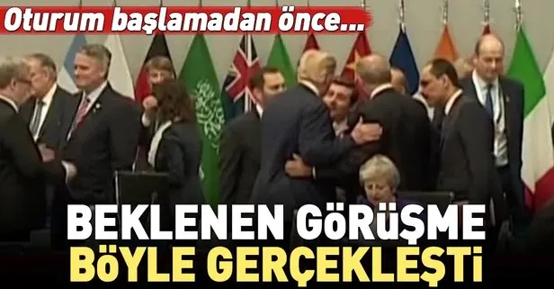 Son dakika: Başkan Erdoğan ABD Başkanı Trump ile görüştü