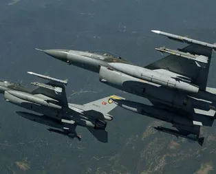 Teröristlere bomba yağdı