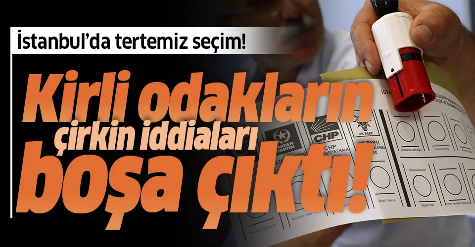 23 Haziran seçimlerine yönelik kirli iddialar