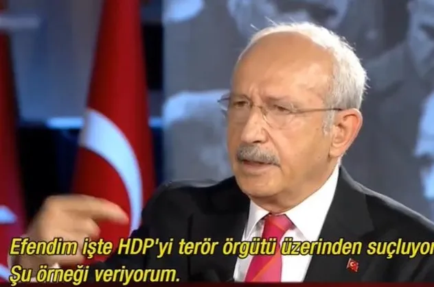Terörün siyasi ayağı HDP'ye kalkan olan CHP'li Kılıçdaroğlu'na sert tepki: HDP yöneticilerinden daha fazla HDP'li