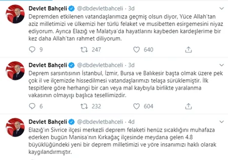 Son dakika: Bahçeli'den Manisa'daki deprem sonrası açıklama-1