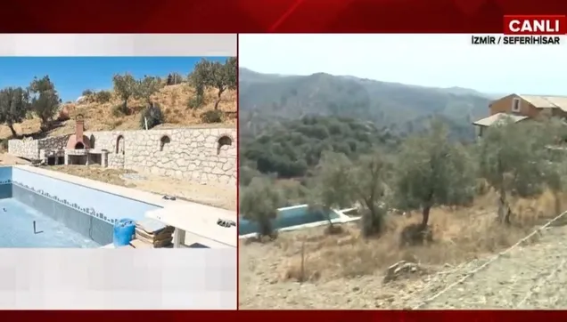 CHP’li İzmir Büyükşehir Belediye Başkanı Tunç Soyer’in imar oyunu ortaya çıktı! Tarım arazisine havuzlu villa yaptı