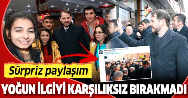 Bakan Albayrak'tan Erzurum'a özel teşekkür!