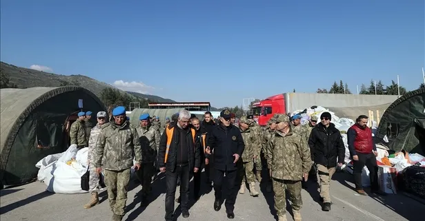 Depremzedeler için seferber olan mehmetçik, Hatay'a lojistik destek üssü kurdu