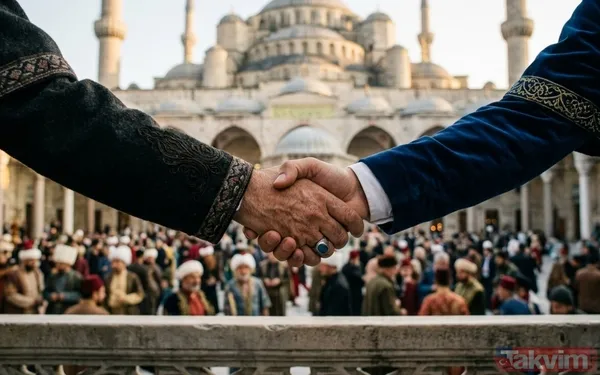 Bayram Namazı Eda Edilirdi Bayramın İlk Sabahı, Güneş Doğarken Musalla Veya Camilerde Cemaatle Bayram Namazı Kılınırdı. Namazdan Sonra Herkes Bayramlaşırdı...