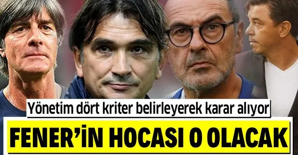 Löw, Dalic, Gallardo, Sarri... Fenerbahçe’de yönetim 4 kriter belirledi: İşte Fenerbahçe’nin yeni hocası