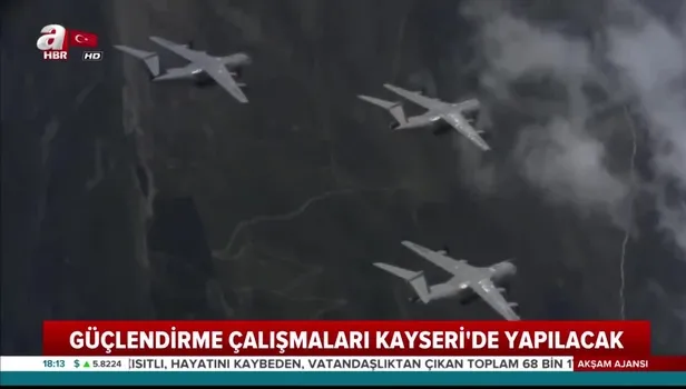 "Uçan Kale" A400M Türkiye'ye getirildi