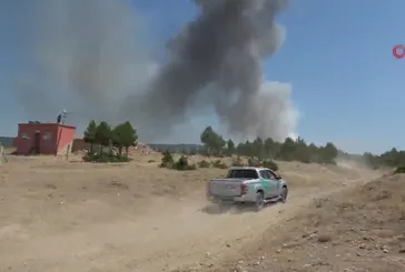 Tavşanlı'da Yangın!
