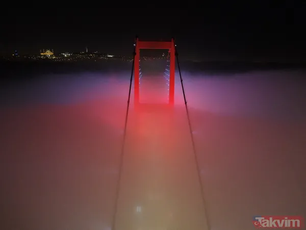 SON DAKİKA: İstanbul sis durumu! Megakent sis altında kayboldu - 41