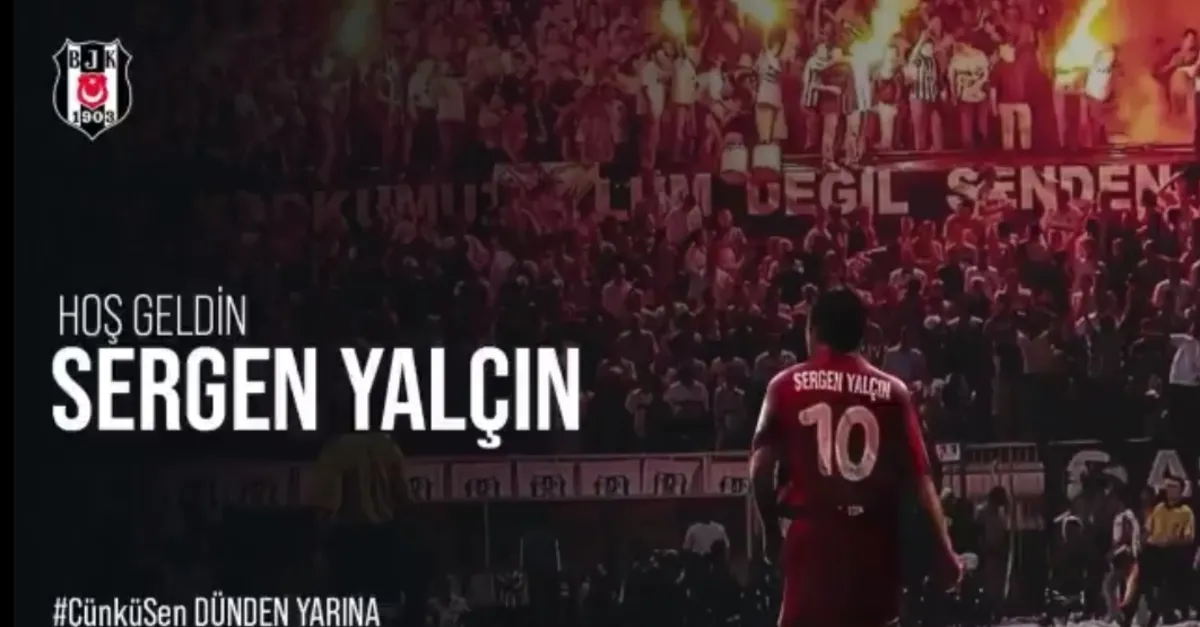 Beşiktaş, Sergen Yalçın transferini bu video ile duyurdu