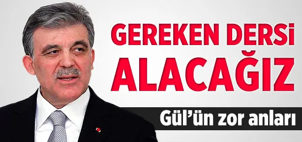 Gül’den önemli açıklamalar
