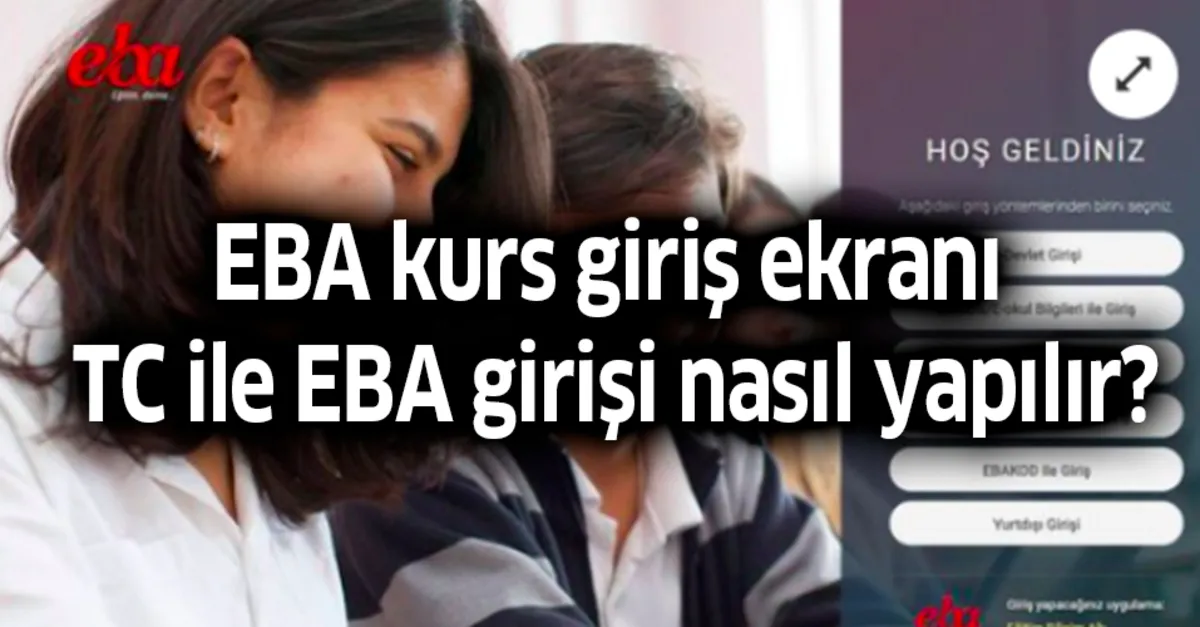 Meb E Okul Eba Kurs Basvurusu Nasil Yapilir Eba Kurs Giris Ekrani