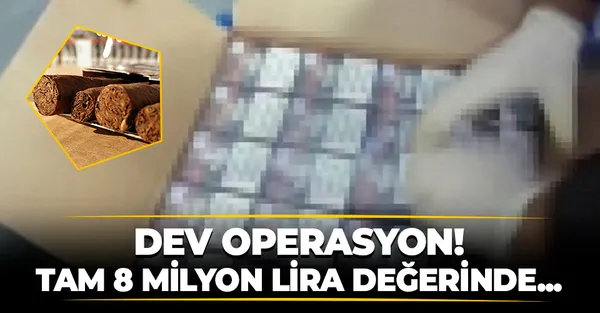 Jandarmadan dev operasyon! 8 milyon lira değerinde kaçak puro ele geçirildi-1