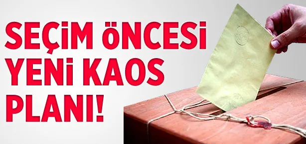 Seçim öncesi skandal plan!