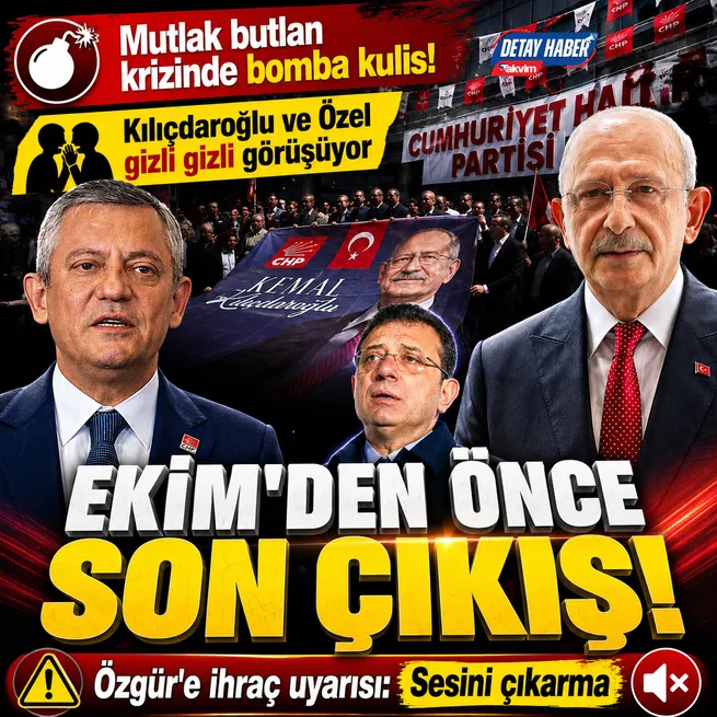 CHPdeki mutlak butlan krizinde bomba kulis! Kemal Kılıçdaroğlu ve Özgür Özel gizli gizli görüşüyor