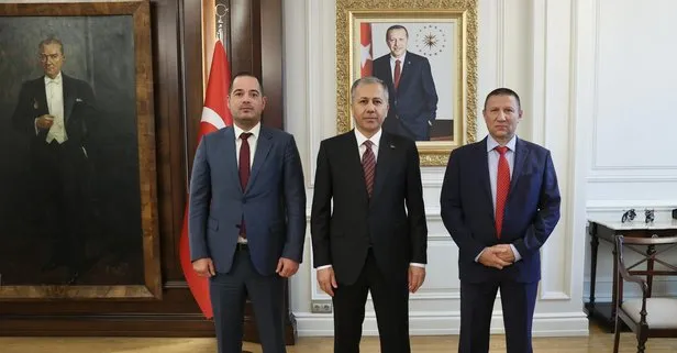 Son dakika: İçişleri Bakanı Ali Yerlikaya Bulgaristan İçişleri Bakanı Kalin Stoyanov ve Başsavcı Borislav Sarafov ile görüştü