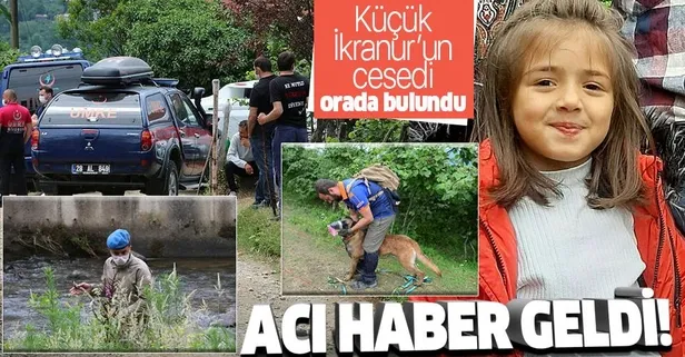 7 yaşındaki İkranur Tirsi'den acı haber! Cansız bedeni dere kenarında bulundu