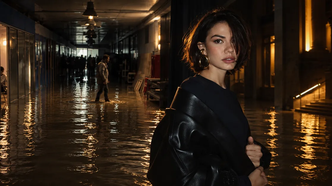 Maslak-Ayazağa sular altında! Stüdyoda mahsur kalan Murat Boz ve Demet Özdemir'den yardım çığlığı-8