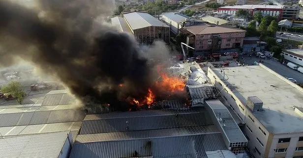Son dakika: Arnavutköy’de fabrika yangını
