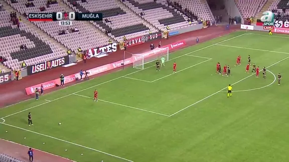 İZLE | Eskişehirspor 0-1 Muğlaspor