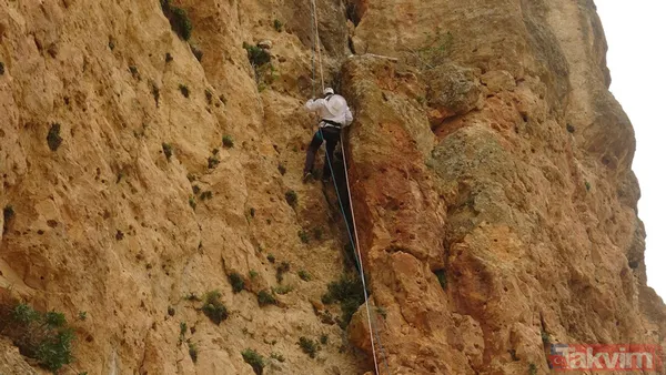 Babasından öğrendi! 150 metre yükseklikteki kayalardan topladığı balı 1000 TL'ye satıyor - 14