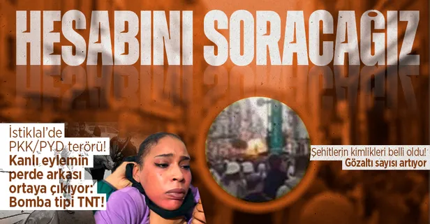 Son dakika: Taksim İstiklal Caddesi'nde bombalı saldırı! Bombayı bırakan terörist gözaltına alındı